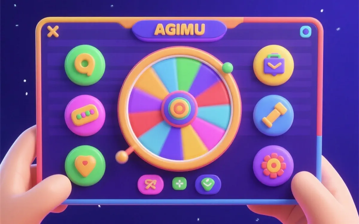 转轴娱乐风格应用界面示意